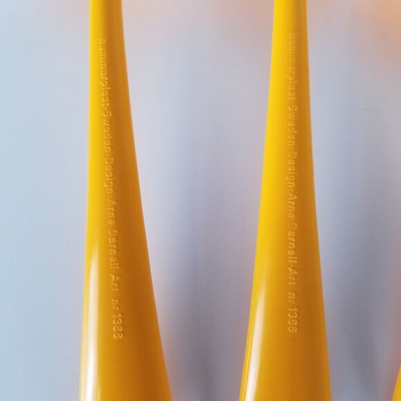 x4 VINTAGE Hammarplast Serving Spoons Modern Danish Sweden Design 1365 1366 - Picture 11 of 12